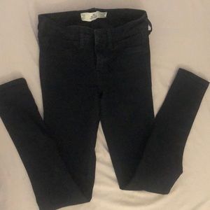Hollister super skinny black jeans